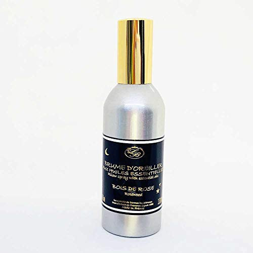 Kissenspray aus der Provence 'Rosenholz' mit natürlichem Essenzöl / ätherischem Öl, 100 ml Spray