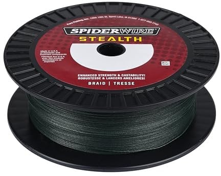 Spiderwire Unisex-Erwachsene SS80G-500 Angelschnur, Moosgrün, 500yd
