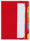 Pagna 44171-01 Deskorganizer 7-teilig Color-Einband, Eckspanngummi, dehnbarer Rücken farbiges Griffregister, rot