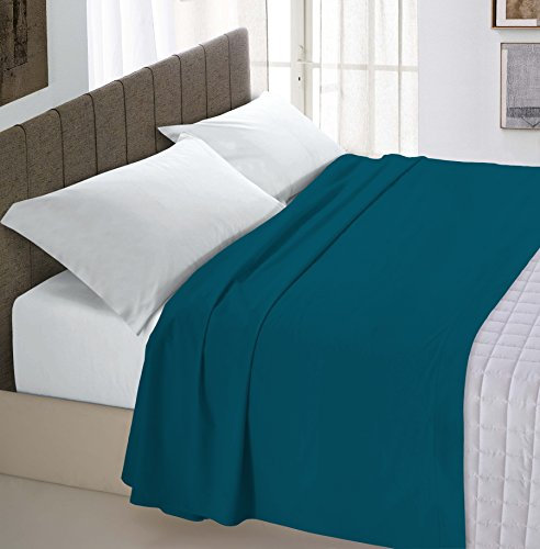 Italian Bed Linen Max Color Oberlaken, Öl Grün, Maxy Doppelte