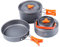 Cool&D Camping Kochgeschirr Set Tragbar Picknick Pot Picknick Topf 3-Teilig Cookware Kit für Outdoor Reise Camping 2-3 Personen