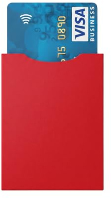 5 custodie per carte di credito e bancomat contactless. Protezione antifrode con blocco NFC in carta con tecnologia brevettata, antistrappo e anti smagnetizzazione, sicura e sottile. Made in Italy