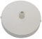 DCvoltage Vintage Hanging Pendant Light Modern Retro Industrial Style E27 Base Lamp Holder Fabric Cable Ceiling Roses in White Colour Light Fitting Flat Top Lamp Kit with Strap 100mm (White)