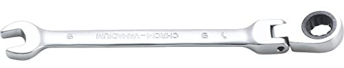 BGS 6709 | Ratschenring-Maulschlüssel | abwinkelbar | SW 9 mm