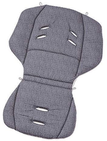 Gesslein Loop 925, Sitzauflage Kinderwagen & Buggy, universel, Wendeeinlage für Sommer & Winter, Tencel atmungsaktiv |Punkte grün, 625000925