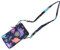 Fenical Borsa per Telefono con Cerniera Motivo Floreale Borsa a Tracolla Moda per Cellulare da Donna Collo Appeso per Shopping e Viaggio (Elefante Colorato)