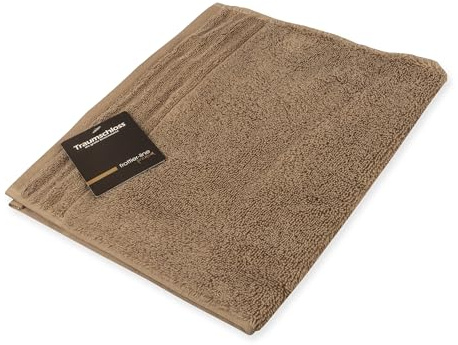 Traumschloss Frottier-Line Premium hautsympathisches Gästetuch aus Baumwolle, Farbe:Taupe, Größe:30x50