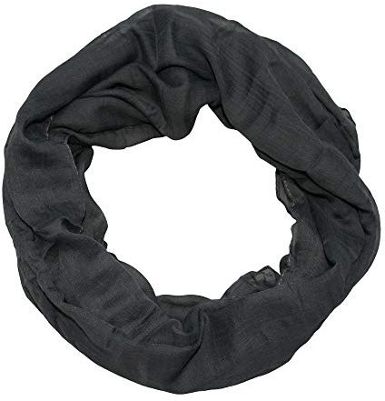 beybey® Modischer Schlauchschal Damen - Praktischer Loop Schal für vielseitige Styles - Loop Schal Damen (antrazit)