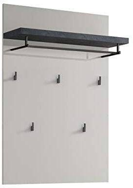 möbelando Wandgarderobe Flurgarderobe Garderobenpaneel Hängegarderobe Flur Pianura I