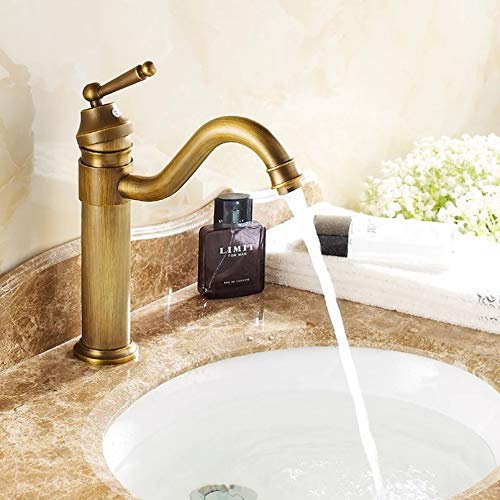 YHSGY Küchenarmatur 360 Swivel Retro Mixer Tap Mode Antike Wasserhahn Kupfer Heiß Und Kalt Becken Wasserhahn