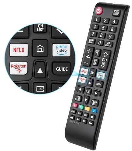 BN59-01315B pour la télécommande-Samsung-Smart-TV, Remplacement Universel pour Les téléviseurs Samsung 4K UHD HDR Crystal QLED UE Series Quantum