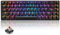 T8 RGB Gaming Keyboard 60% | Tactile Optical Brown Switch | Mini 60 Percent Wired Mechanical Keyboard | 18 Chroma LED Backlit Illuminated Keyboard | Compact 68 Keys | Detachable USB-C Cable | Black