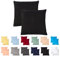 Livessa 2er Set Kissenbezug 40x40 aus%100 Baumwolle Jersey Stoff, Kissenbezüge, 40x40 mit Reißverschluss, Kopfkissenbezug 40x40 cm, Kissenhülle, atmungsaktiv, Oeko-Tex Zertifiziert, Pillow Cover
