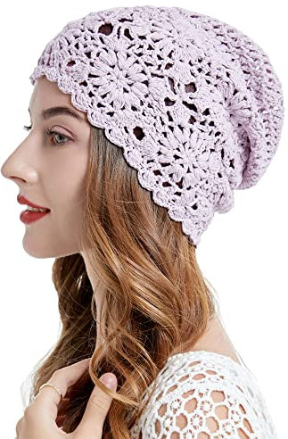 ZLYC Damen-Beanie, reines violett, Einheitsgröße