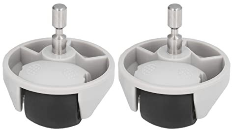 HEEPDD Universal-Laufrad, 2 Stück Roboter-Kehrmaschine Universal-Laufrad Vorderrad ABS und Gummimaterialien langlebiges Universal-Laufrad Ersatz für 1C F9 E4 E5 S5 S4
