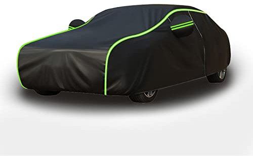 Autoabdeckung Winter Hagelschutzplane Auto für Audi A1 A2 A3 A4 A5 A6 A7 A8, Winter Langlebig Autoplane Wasserdicht Staubdicht Vollgarage Sonnenwasserdicht Autoabdeckung Schutz Autoab(Color:B2,Size:A