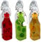 ZENO Clip Top Preserve Bottles - 250ml | Set of 6 Airtight Glass Cruet Dispenser Bottles | Ideal for Home Brewing | Vintage Style Vacuum Clip Seal | Glass Bottles w/Stoppers