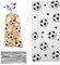 100 Stück Fußball Party Treat Taschen Fussball Tüten Geschenktüten mit 100 Twist Krawatten Zubehör Mitgebsel zum Befüllen von Geschenken Kindergeburtstag Party