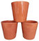 Bicchiere Di Terracotta Rustica Fatto A Mano Perfetto Per Gustare Acqua Fresca O Un Buon Bicchiere Di Vino Cm 8 (Tre Pezzi)