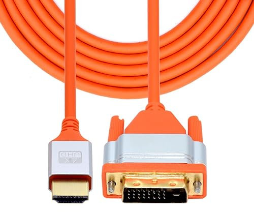 chenyang Cable HDMI a DVI 24+1 ultra suave de alta flexibilidad HDTV 4K Hyper Super Flexible Cable de alta velocidad 1.0M
