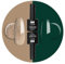 YTD Likomey Gel Nail Polish 2 Pcs Set,Emerald Green and Champagne Gold Glitter Small Kit,UV Manicure Gel Varnish Gift,2 Pcs 7.5ml