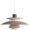 Quevia-Eletro Pendelleuchte Esstisch Hängelampe LED Modern Nordic-Stil Aluminium Kronleuchter Mit Grau Farbverlauf, Höhenverstellbar Pendellampe Esszimmer Wohnzimmer Cafe Küche Deckenlampe,Φ30cm