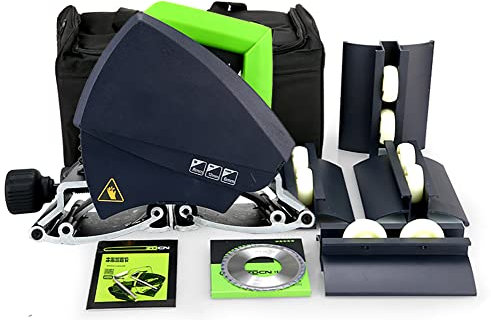 Coupe-Tube électrique en cuivre, Coupe-Tube Rond en Acier Inoxydable de 15 à 220 mm, Machine de découpe de tuyaux en Plastique de 1000 W pour l'acier, Le Plastique, Le cuivre, la Fonte et Les tuy