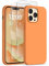 COFFKER Designed for iPhone 13 Pro Max Case, Liquid Silicone Case with [2X Screen Protectors], Full Body Shockproof Protective Slim Thin Phone Case for iPhone 13 Pro Max 6.7 inch, Orange