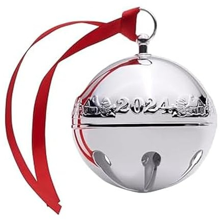 Wallace 2024 Silver Plated Sleigh Bell Ornament 54th Edition
