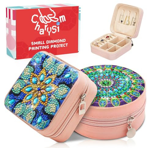 Diamond Painting Schmuckkästchen Basteln Mädchen 6 7 8 9 10 11 12 13 Jahre Geschenke kreativset Mädchen ab 14 15 16 Jahre Teenager Bastelset Kinder Geburtstag Geschenk Diamond Painting Erwachsene