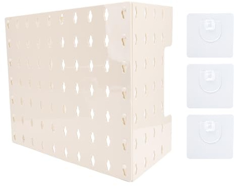 ANGGREK Gas Water Heater Pipeline Shielding Cover, Cover For Pipes Under Boilers Boiler Pipe Coer Box Pegboard Combination Kit, Boiler Coer, Boiler Pipe Cover Box With Adhesive Pads Strong Load Bearin