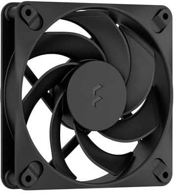 Fractal Design - Dynamic 3 12 Reverse Black 120 mm PWM Fan – Reverse Blade Design – Daisy-Chainable Cable – Rifle Bearing