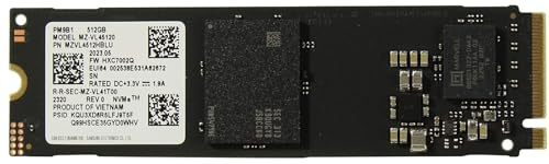 Samsung PM9B1 512GB SSD, NVMe PCIe 4.0, 3500MB/s Lettura, 2500MB/s Scrittura, V-NAND, Formato M.2 2280 - OEM BULK