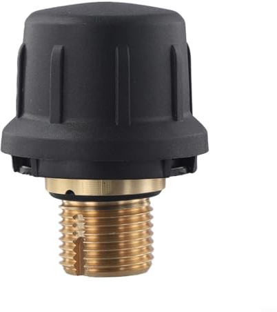 CYRENT Steam Cleaner Safety Valve for Karcher SC1 SC2 SC2D CTK10 Brass Pressure Relief Valve Replacement Parts for Steam Mops Vacuum Cleaner Accessories Latch Cover(1pcs)