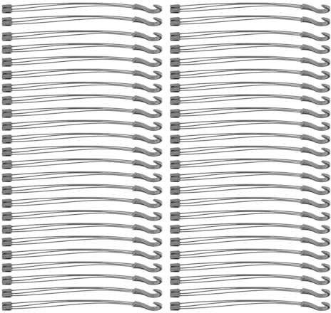 Uonlytech Crochets Suspendre pour Plantes Tombantes 40 CM Lot de 30 Pièces en Plastique Support Antirouille pour Jardin Balcon et Bureau