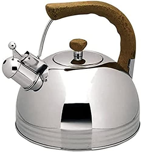 Lacor 68619 Bouilloire Sifflante 2.0 Litres - Argenté