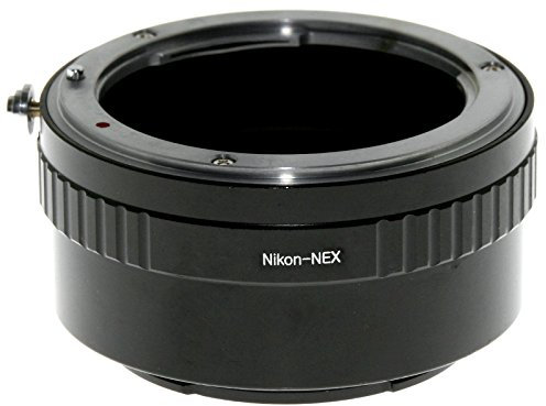 Adapter per montare obiettivi Nikon su corpi Sony Nex. Adattatore.