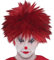Amscan 841638-55 - Perücke Horror Clown, Kurzhaarperücke, Kopfbedeckung, Frisur, Erwachsene, Karneval, Halloween, Mottoparty
