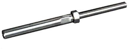 Tendeur à sertir inox 316 pour câble Ø4 et 6mm - Câble Ø6mm - pas à droite