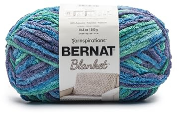 Bernat Blanket, Ocean Shades, 300g, Blue