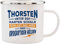 History & Heraldry Echter Kerl - Emaille Becher Thorsten - individuelle und personalisierte Tasse mit Name und Spruch