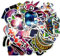 103 Pcs Galaxy Space Vintage Frieden Welt Graffiti Super Cool Aufkleber Aufkleber Pack für Skateboard Snowboard Gepäck Auto Fahrrad Laptop Koffer Möbel etc