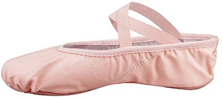 Bezioner Ballettschuhe Ballettschläppchen Tanzschuhe Geteilte Ledersohle für Kinder und Erwachsene(Bitte wählen Sie eine Größe größer als üblich) Pink 33
