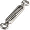 OPIOL QUALITY® Spannschloss Auge - Auge M12 aus Edelstahl A4 V4A (2 Stück) ähnl. DIN 1480 Spannschlösser Wantenspanner Drahtspanner Spannschraube Seilspanner