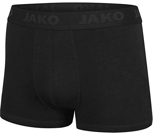JAKO Boxershorts Premium 2er Pack schwarz, M Herren