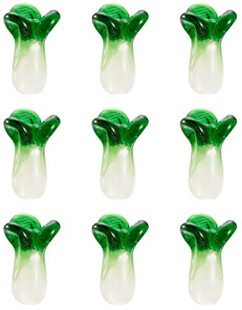 Cheriswelry Lot de 20 perles en verre de Murano imitation jade pour la fabrication de bijoux
