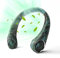 PenKou Neck Fan,Portable Hands Free Bladeless Neck Fan,4000mAh USB Rechargeable Personal Fan,3 Speeds 72 Air Outlet 360° Cooling Hanging Fan,Air out in all directions,Super Quiet,Green Camouflage