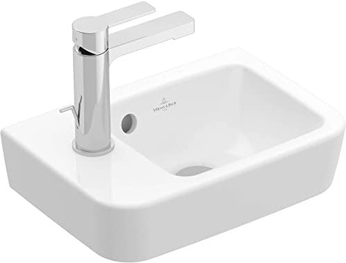 Villeroy & Boch O.Novo Waschbecken mit 1 Hahnloch Links 36x25x9,5cm Weiß