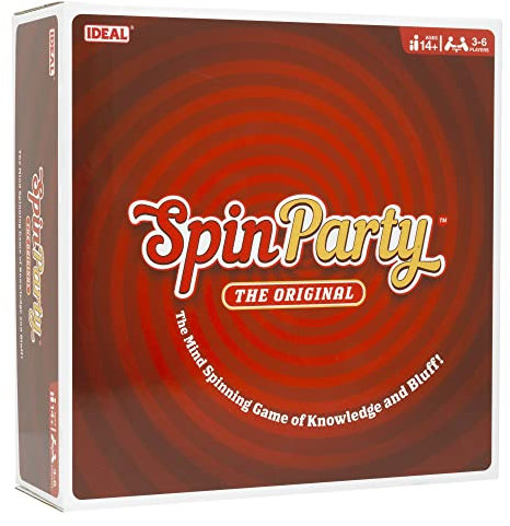 Ideal SpinParty: Das Sich drehende Partyspiel aus Wissen und Bluff! Familienspiele, für 3–6 Spieler, ab 14 Jahren