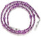 DNLKWGO Stilvolle Brillenkette Sonnenbrillenband Halter lila Perlen Brillenhalter Kette für Damen, violett, One size